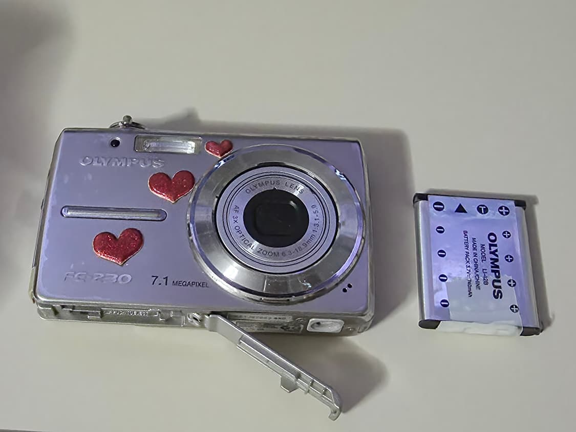 올림푸스 FE-230 빈티지 디지털카메라 (하자) 상품이미지9