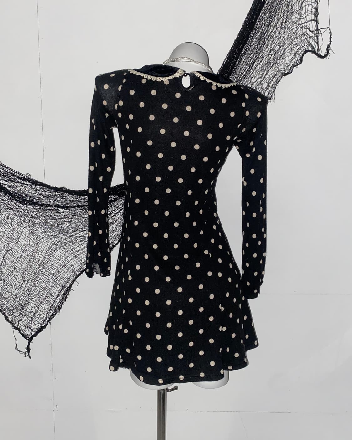 트랄랄라 도트 로걀 공겜여주 원피스 ໒꒱ 상품이미지2