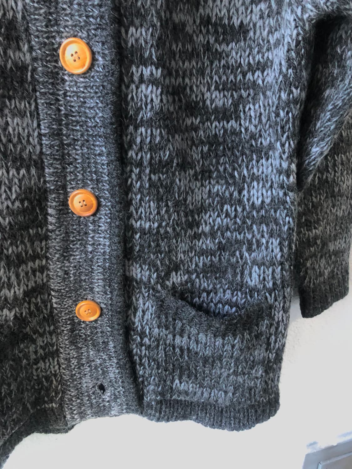 차콜 니트 원피스 상품이미지2