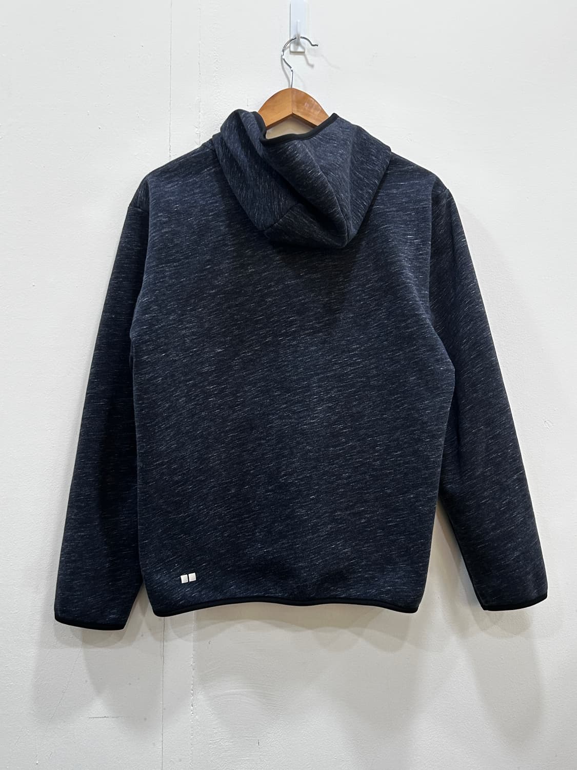 유니클로 블럭테크 플리스 후드집업 여성 L 사이즈 네이비 상품이미지5