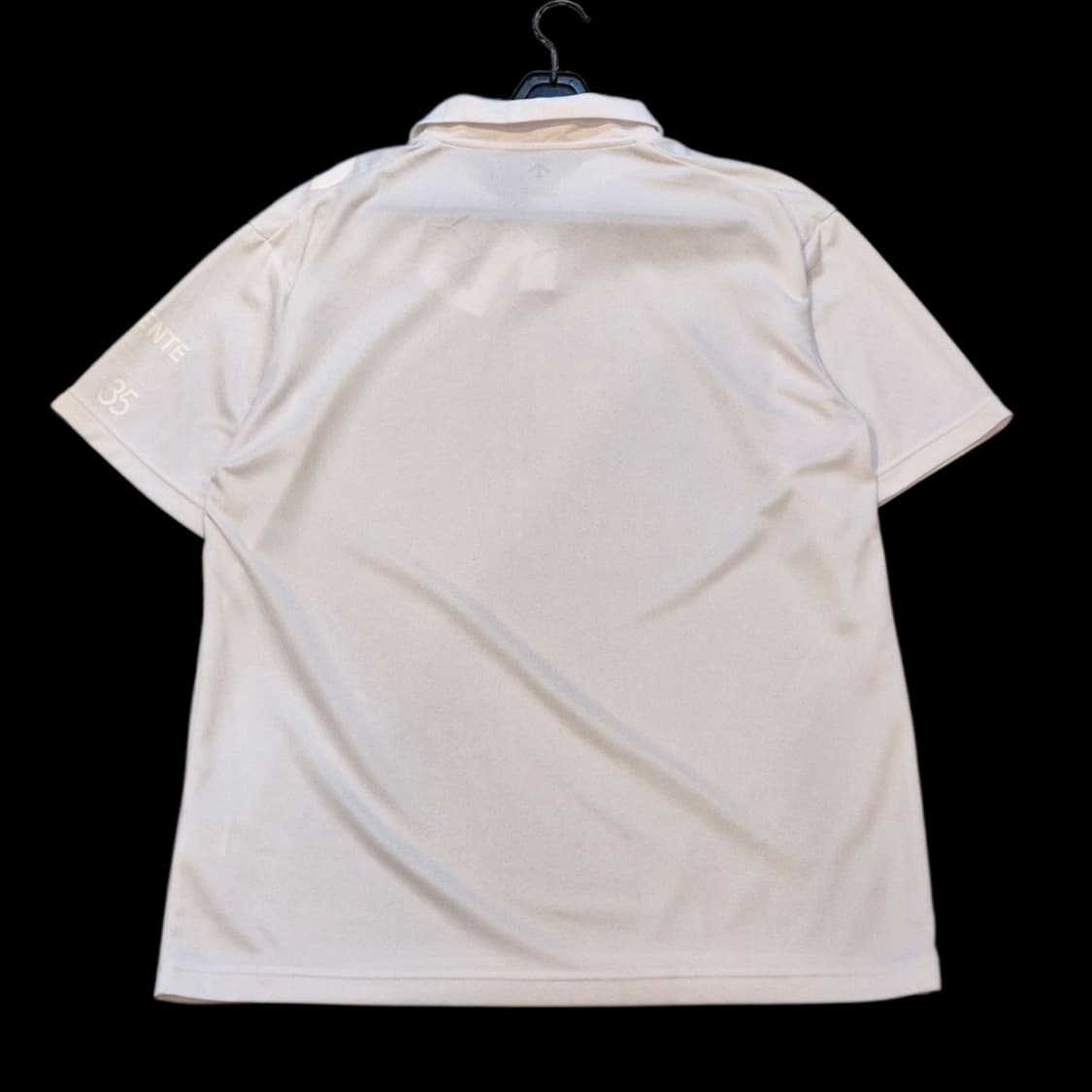 L~XL 데상트 화이트 기능성 반팔카라티셔츠  상품이미지2