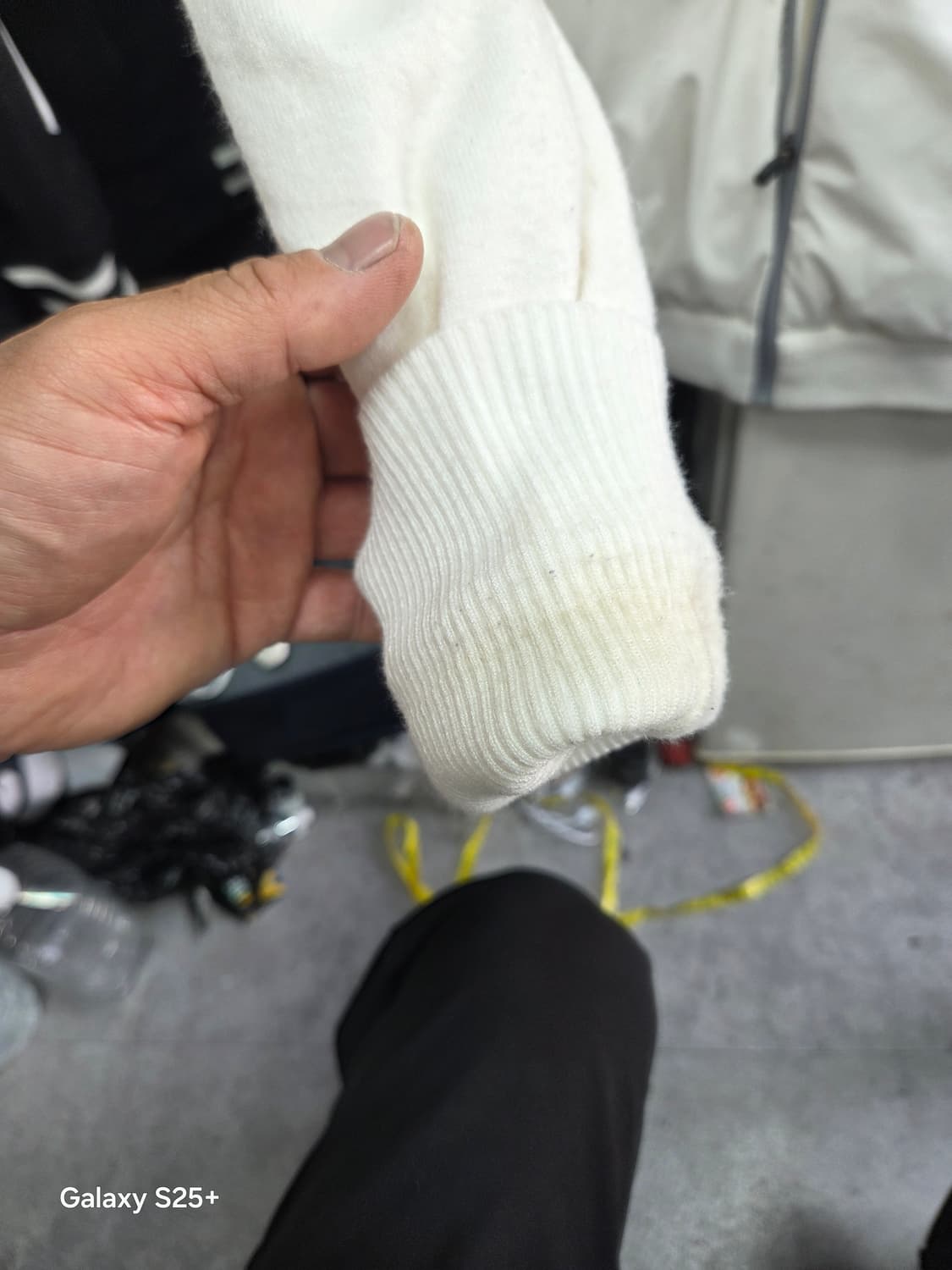 타이틀리스트   화이트  니트   골프자켓 상품이미지5