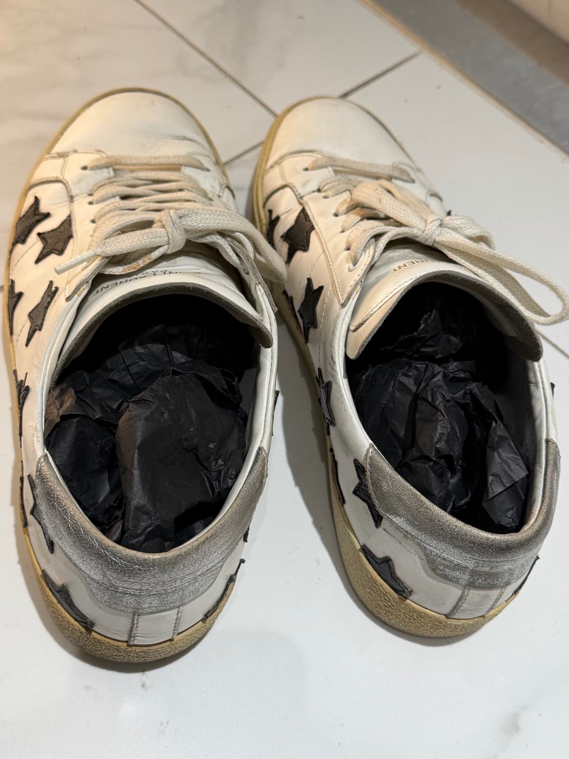 생로랑 스타 로우탑 스니커즈 42.5사이즈 상품이미지3