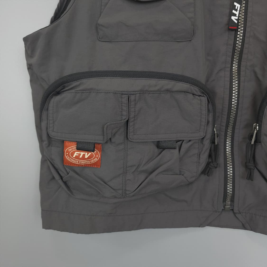FTV 유틸리티 베스트 다포 포켓 조끼 차콜 100 상품이미지3