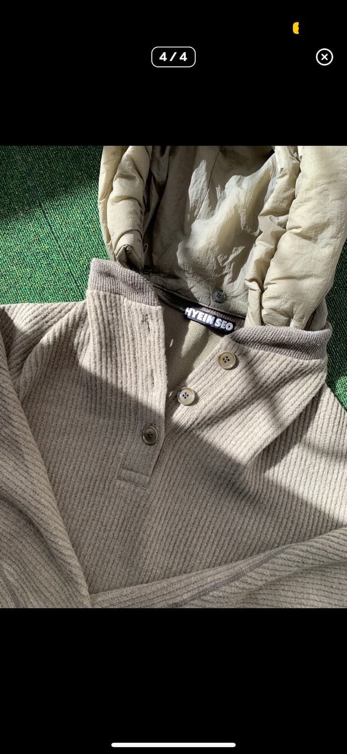 혜인서 패딩후드 원피스 블랙 상품이미지3