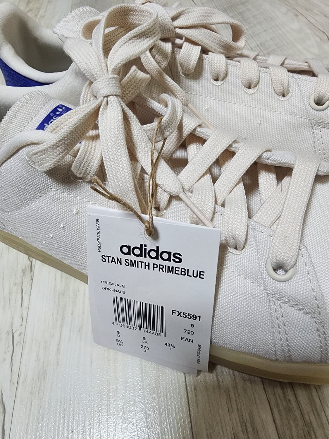 (새상품) 아디다스 스탠스미스 프라임블루 FX5591 팜. 275사이즈 상품이미지5