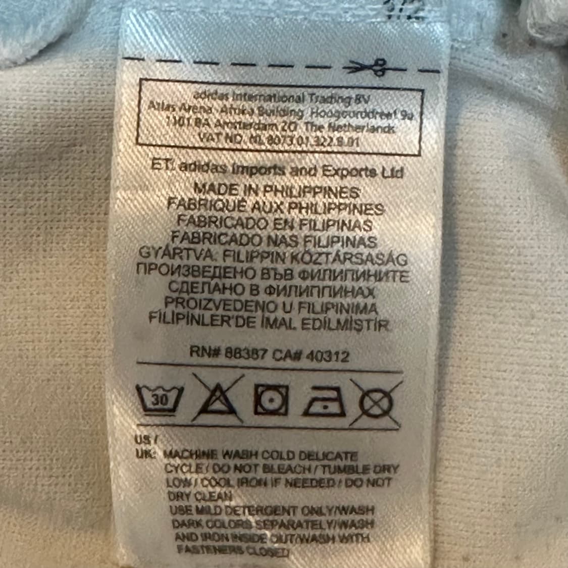 아디다스 빈티지 져지 흰검 흰색 삼선 트랙탑 봄버 자켓 상품이미지4