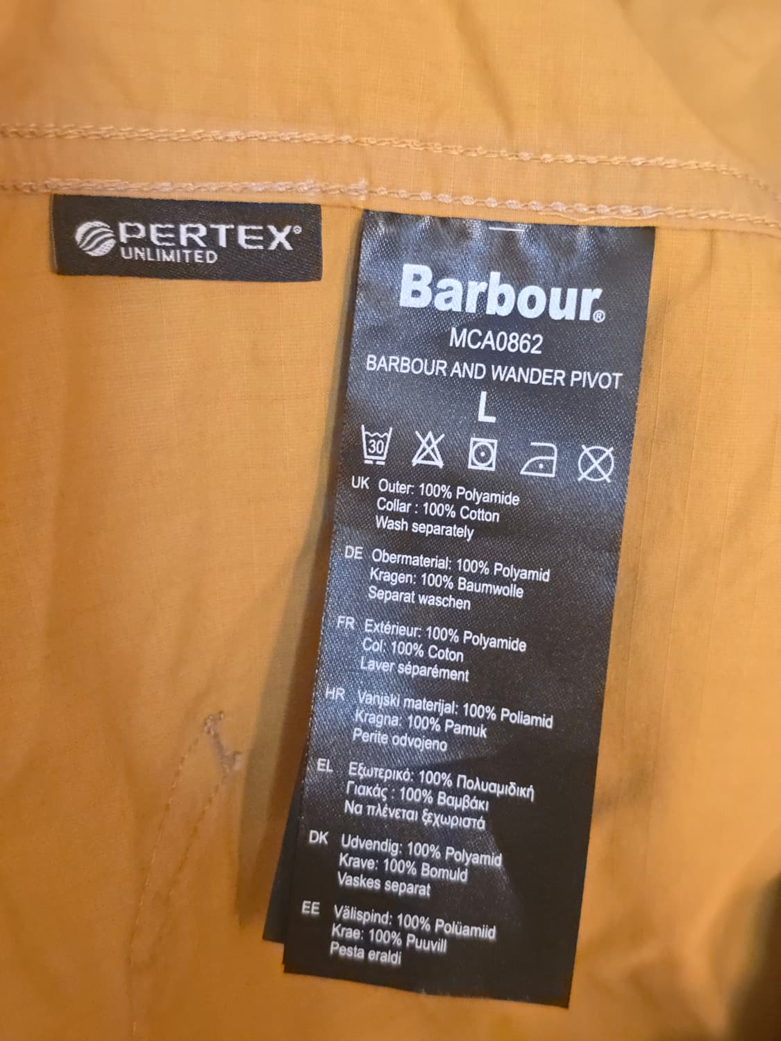 앤드원더 바버 콜라버 퍼텍스 피벗 자켓 상품이미지9