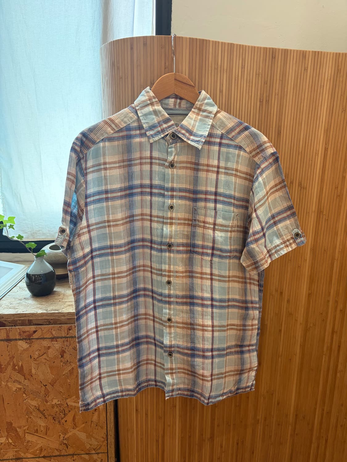North Coast Linen Check Shirt 상품이미지5