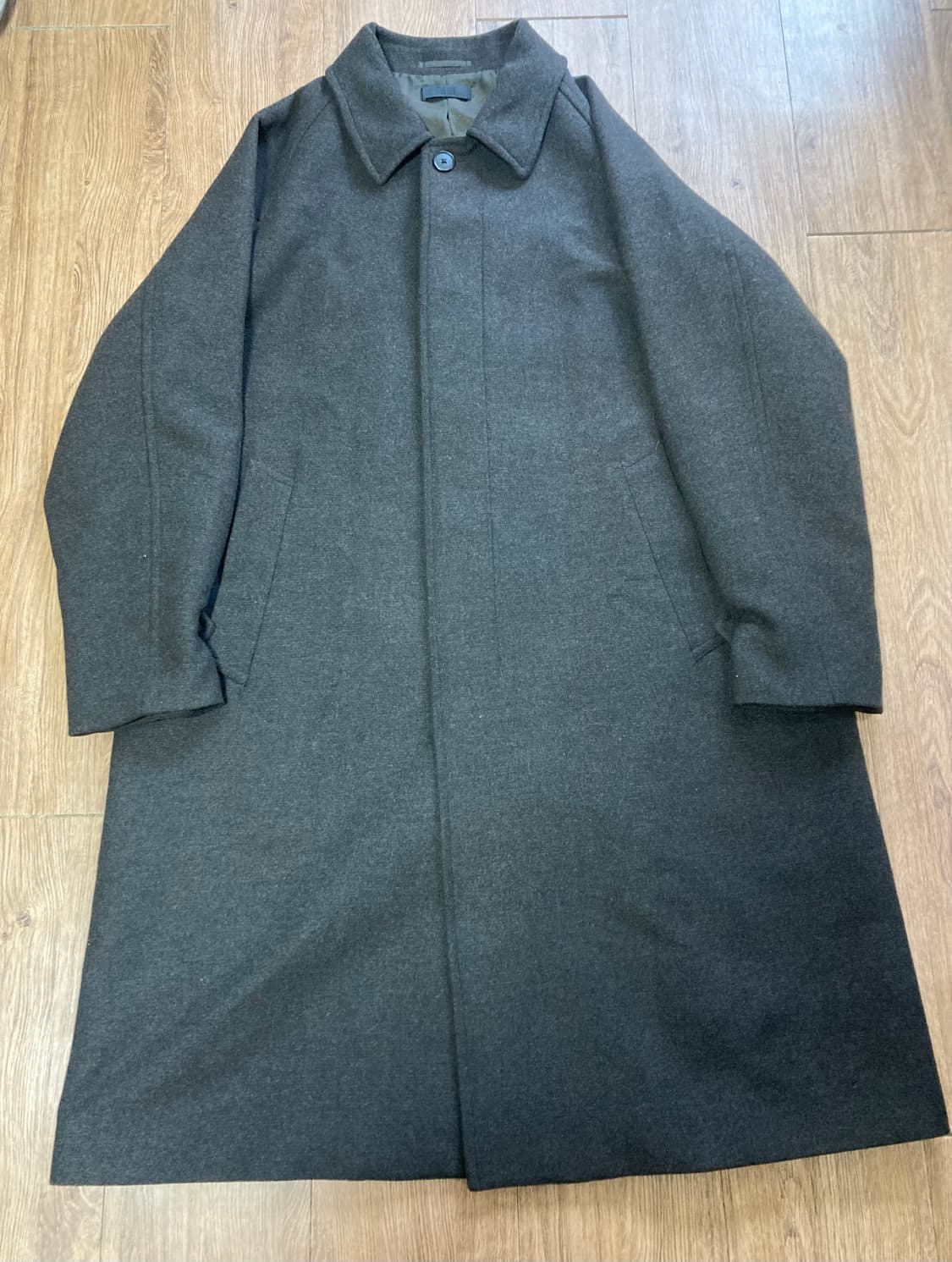 [3XL] 유니클로 발마칸 코트 / 브라운 상품이미지1