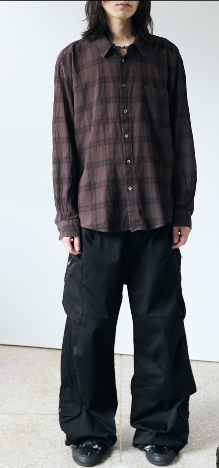 해칭룸 집 카고 팬츠 블랙  상품이미지1