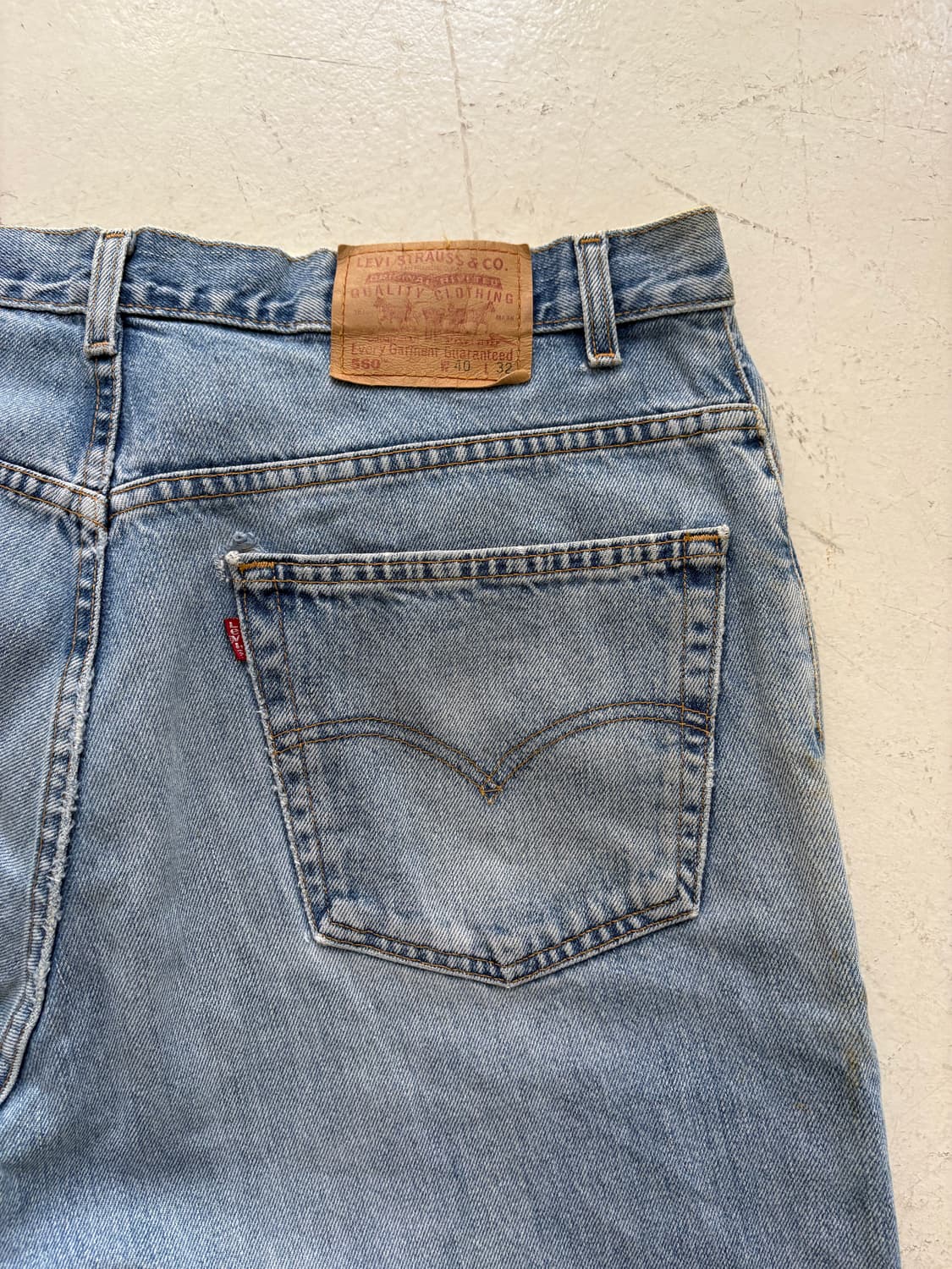 00‘s vtg levis 560 denim pant. 상품이미지9