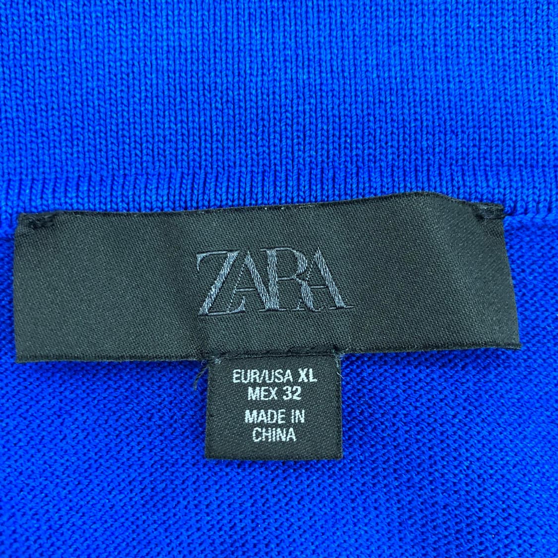 자라 니트카라티 여성 XL 딥블루 상품이미지4