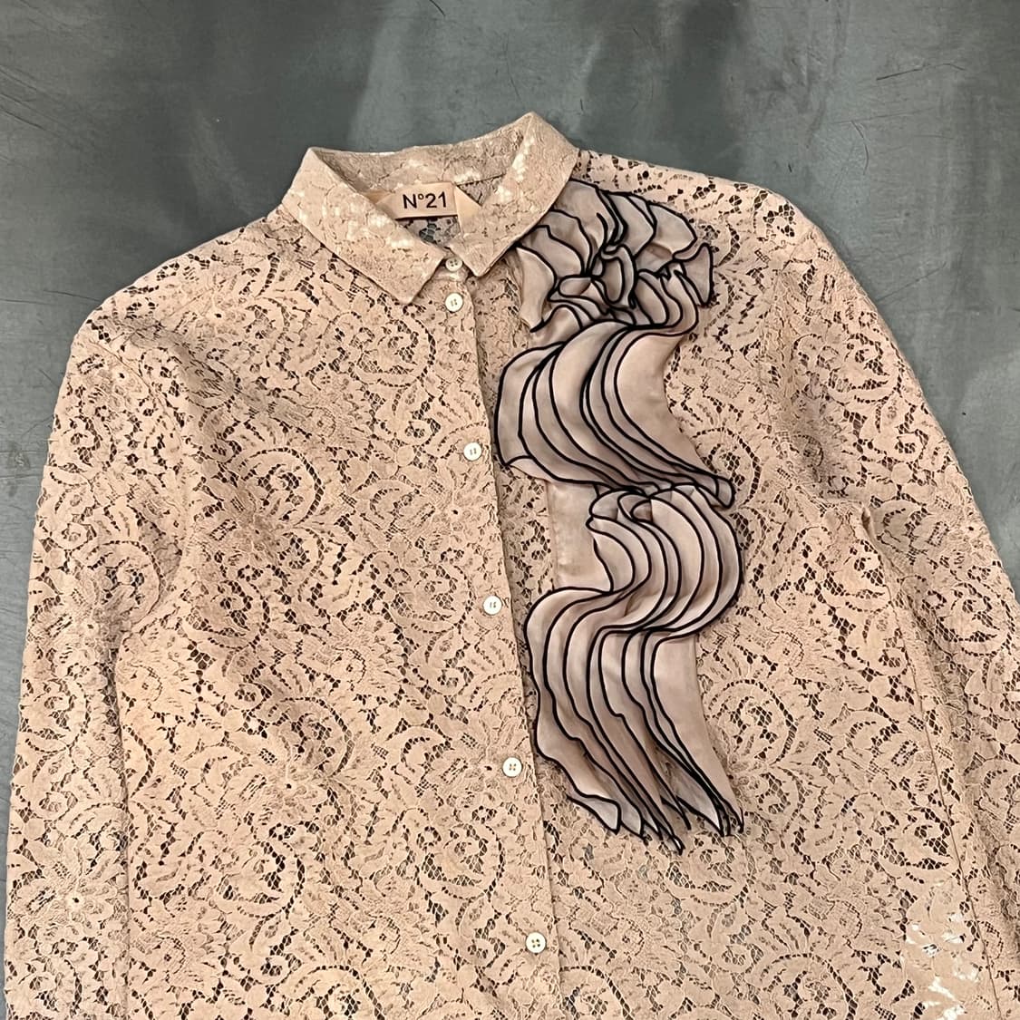  n21 레이스 프릴 셔츠 y15897 상품이미지3