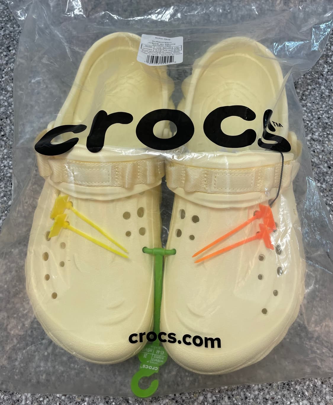 크록스 에코 클로그 버터크림 컬러 280 사이즈 상품이미지3