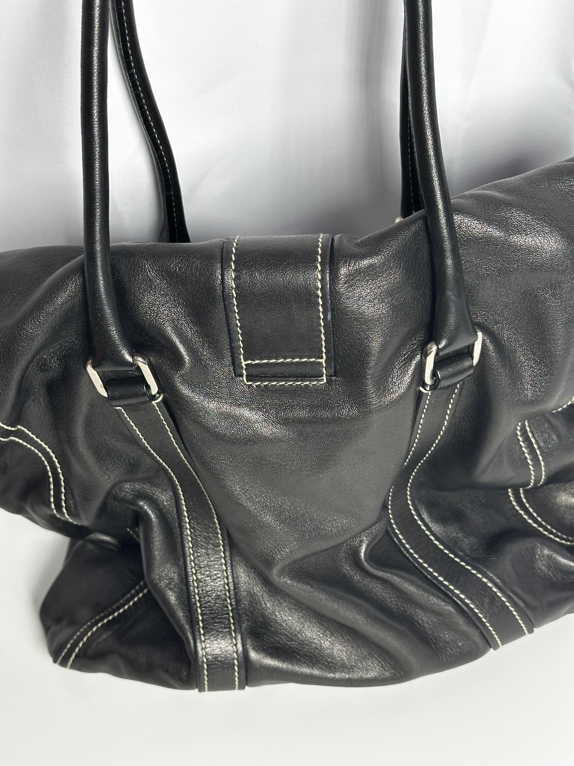 프라다 소프트 레더 토트백 (블랙) 상품이미지5