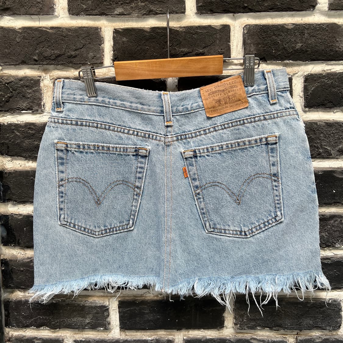 00s 빈티지 리바이스 데님 스커트 상품이미지4