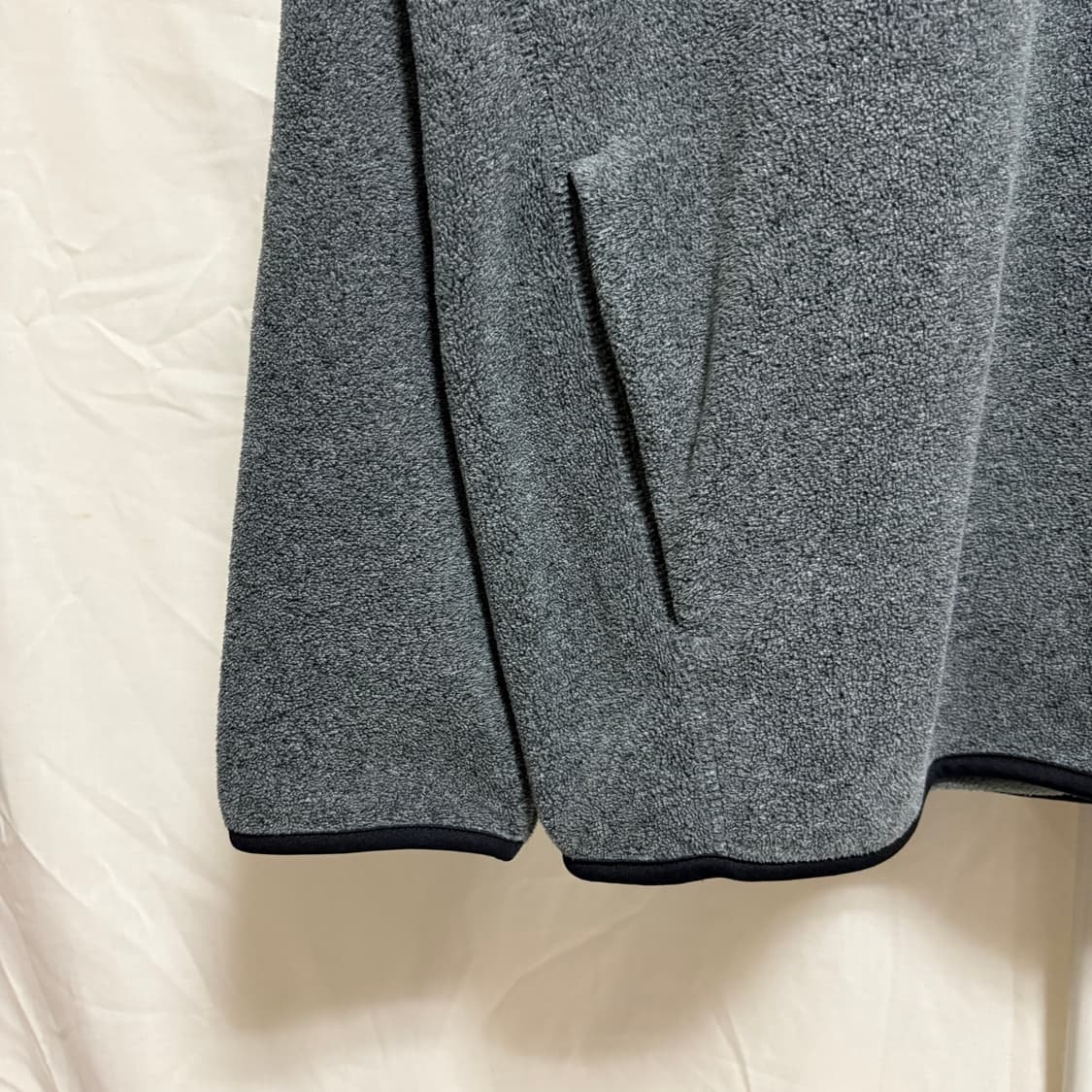 유니클로 반집업 아노락 플리스 / 그레이, XL 상품이미지6