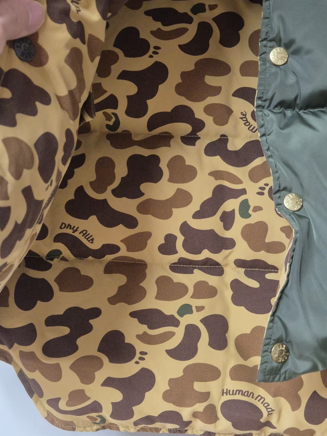 휴먼메이드 리버시블 패딩 베스트 L사이즈 (100-105) 상품이미지7