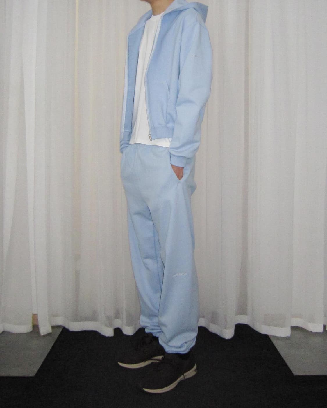 지초이 25-001 후드, 조거팬츠 셋업 상품이미지1