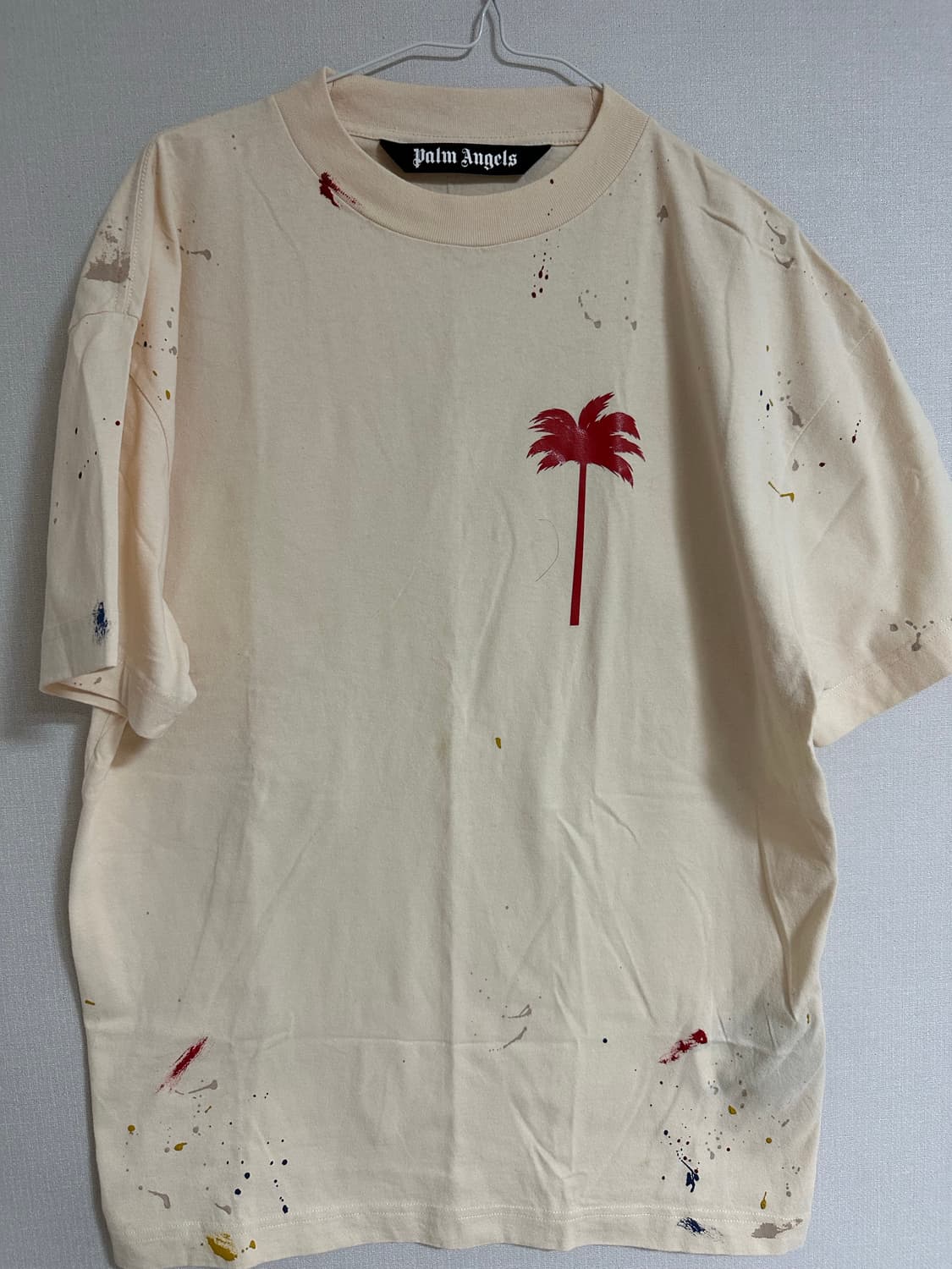 팜 엔젤스 22SS 시즌 페인트 스플래터 팜 트리 반팔 티셔츠 상품이미지8