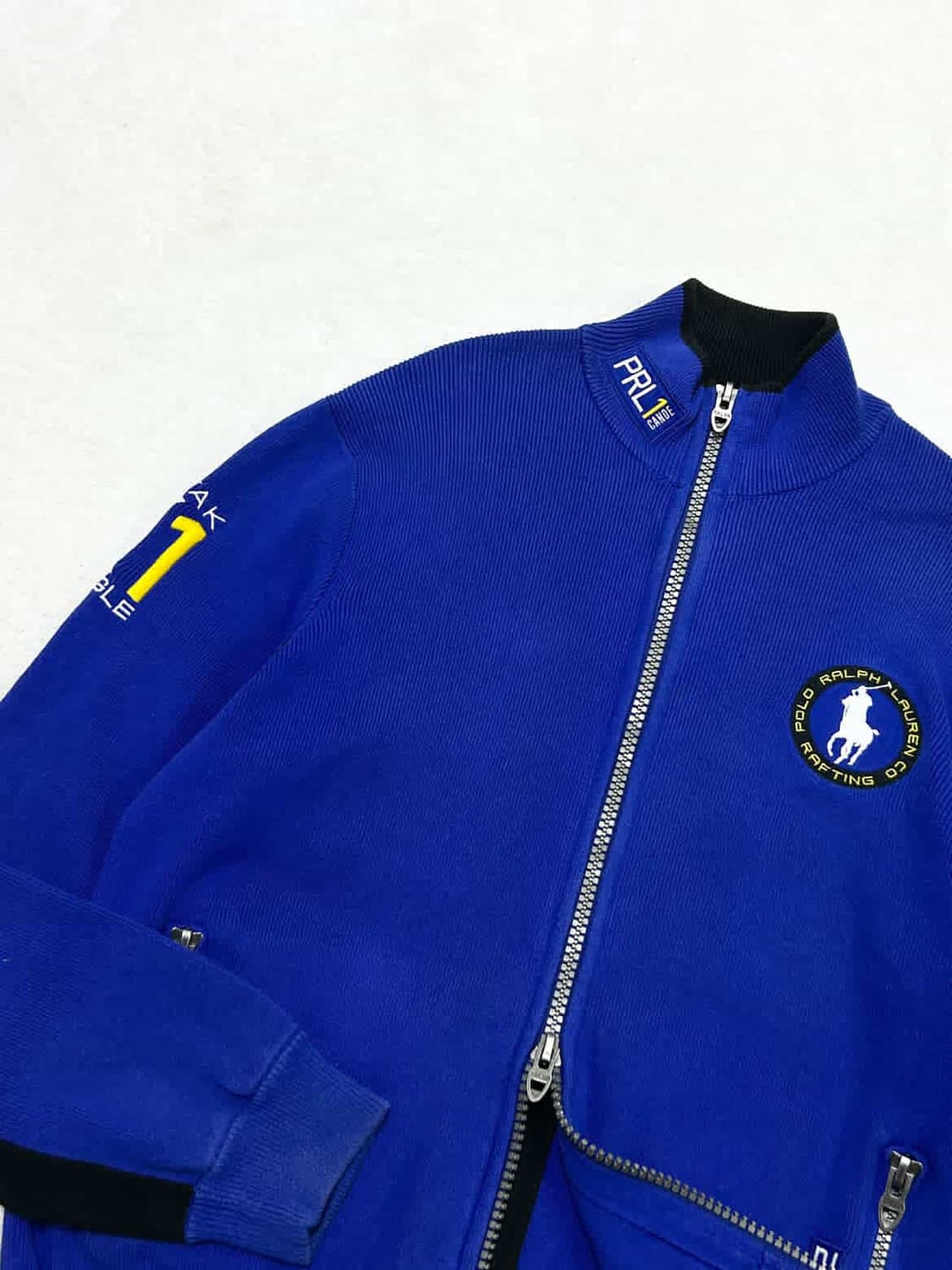 폴로 K1 카약 코발트블루 투웨이 니트집업 상품이미지7