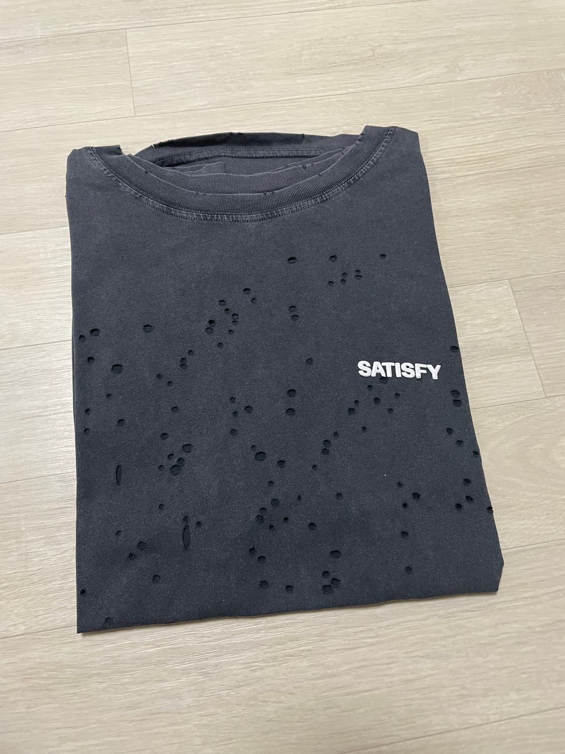 [XS] 세티스파이 모스테크 반팔 티셔츠 에이지드 블랙 상품이미지1