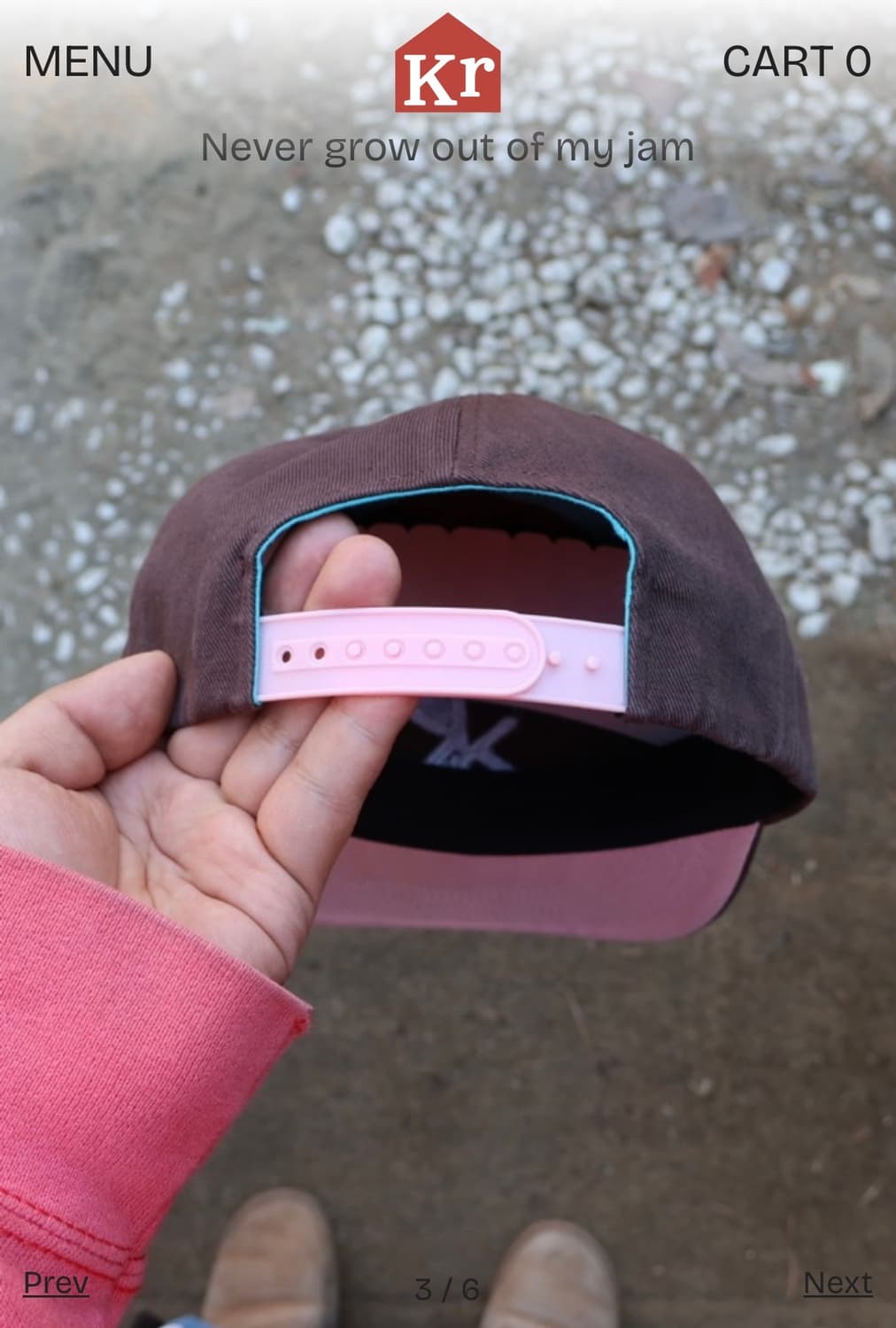 Kracker atelier cap (choco) 상품이미지3