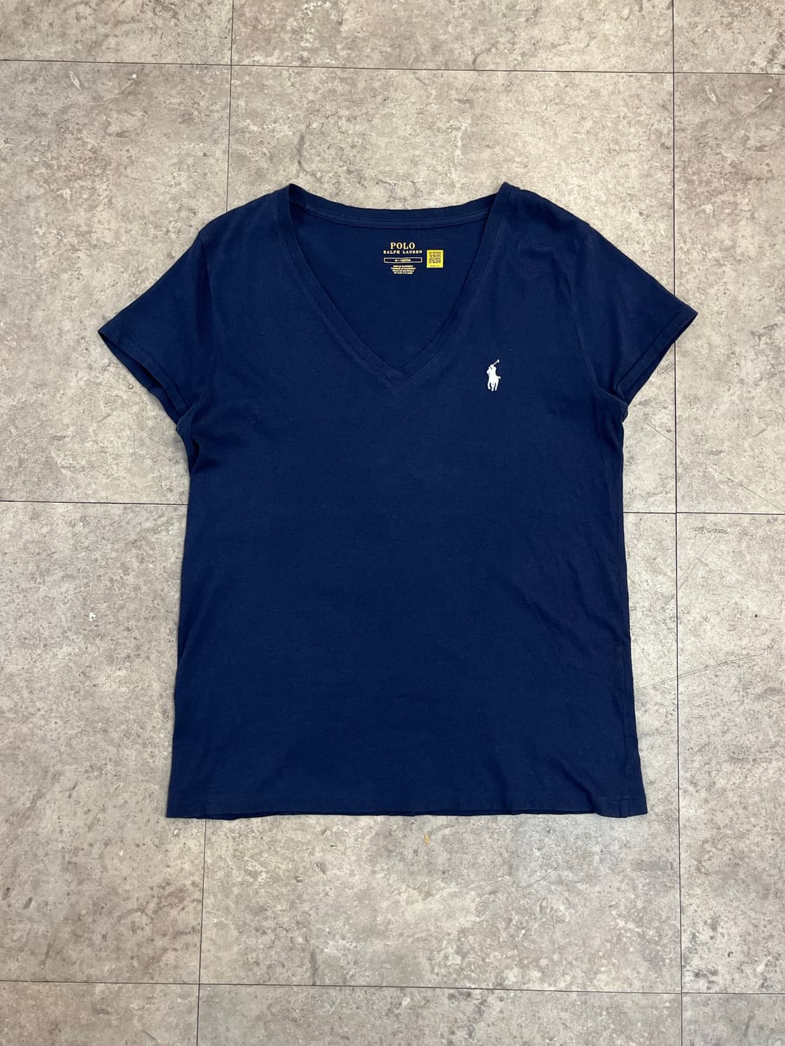 폴로 랄프로렌 브이넥 반팔티 네이비 M  #csz3912 상품이미지4