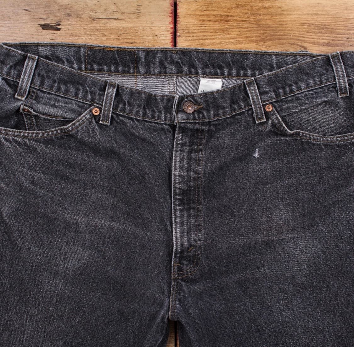 [38x30] 90‘s 리바이스 517 흑청 오렌지탭 상품이미지4