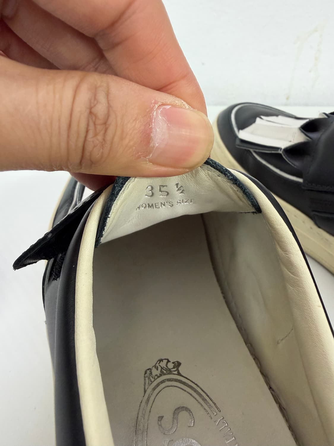 정품) TODS 토즈 여성 텅 장식 스니커즈 35.5 상품이미지8