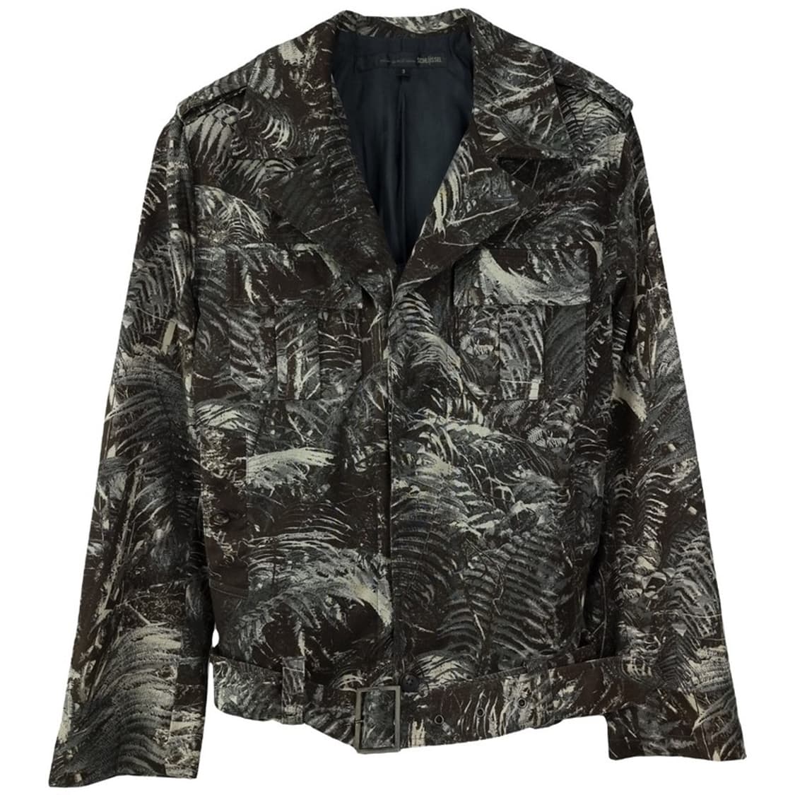 [슈리셀 재팬] 빈티지 패턴 크롭 밀리터리 자켓 M19999 상품이미지2