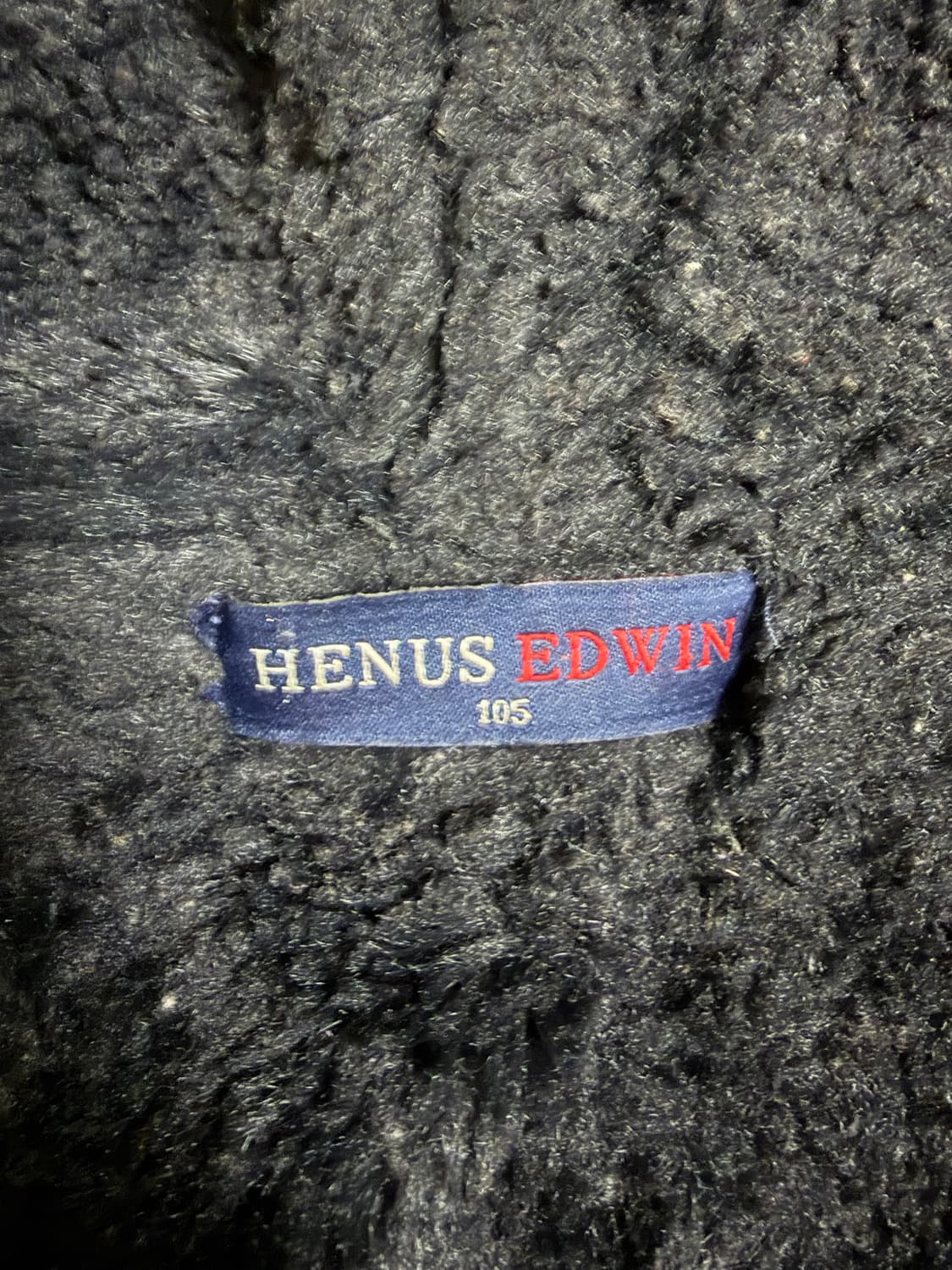 에드윈/ 헤너스 에드윈 블랙 후리스 후드집업 상품이미지4