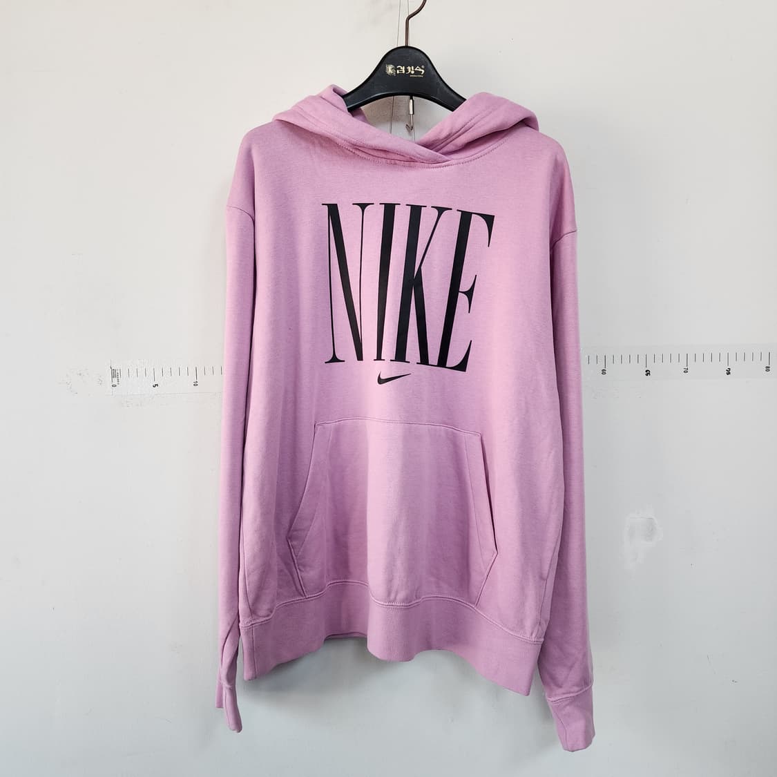 나이키 한정판 기모 후드티 라벤더 빅로고 상품이미지1