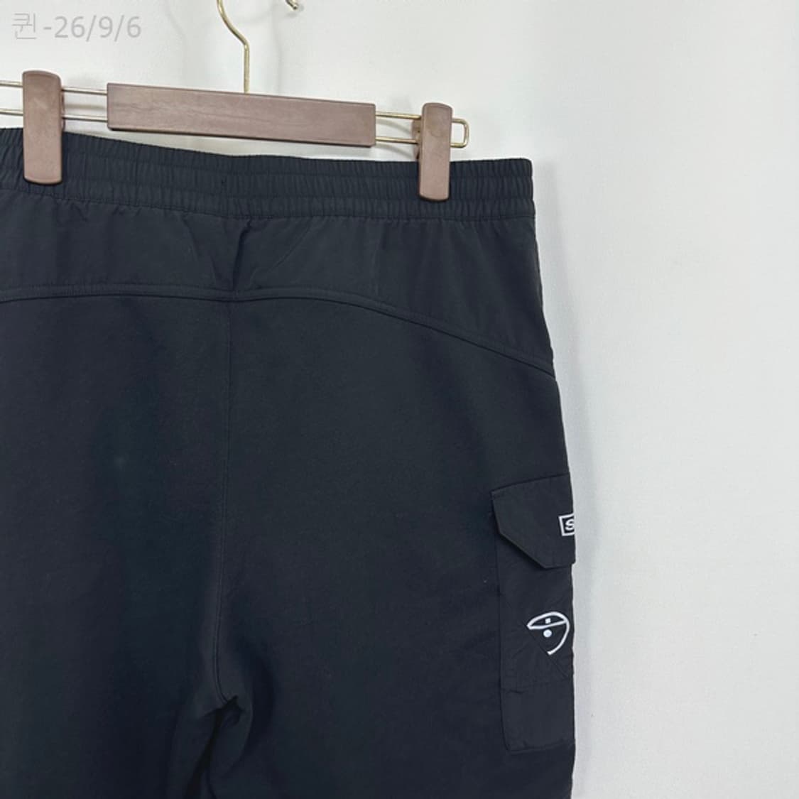 
노스페이스 남자 나일론 밴딩 반바지 검정 L (34-36인치정도) 상품이미지6