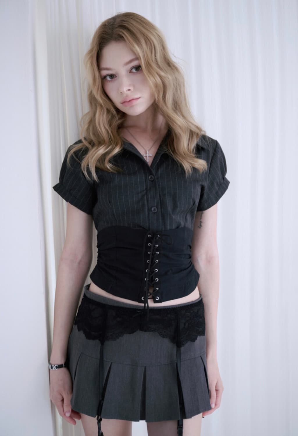 엔젤릭버진스 헬레나 코르셋 셔츠 상품이미지3