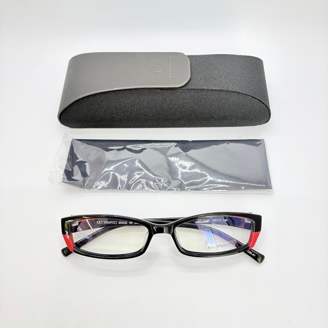 KIO YAMATO 키오야마토 블랙레드 뿔테 (정품케이스 제공) 상품이미지6