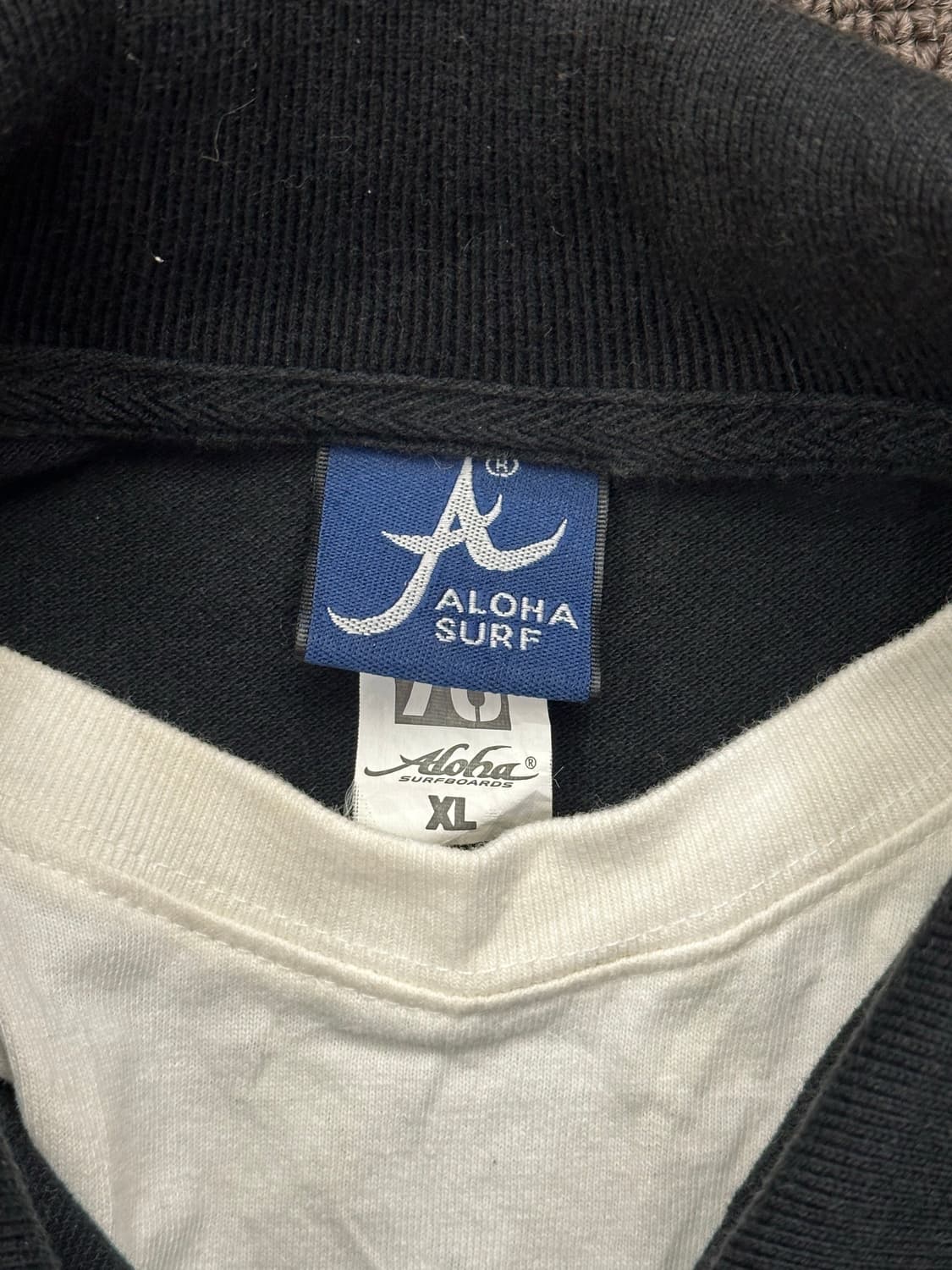 XL)Japanese vintage 그래픽 블랙 레이어드 긴팔 상품이미지3