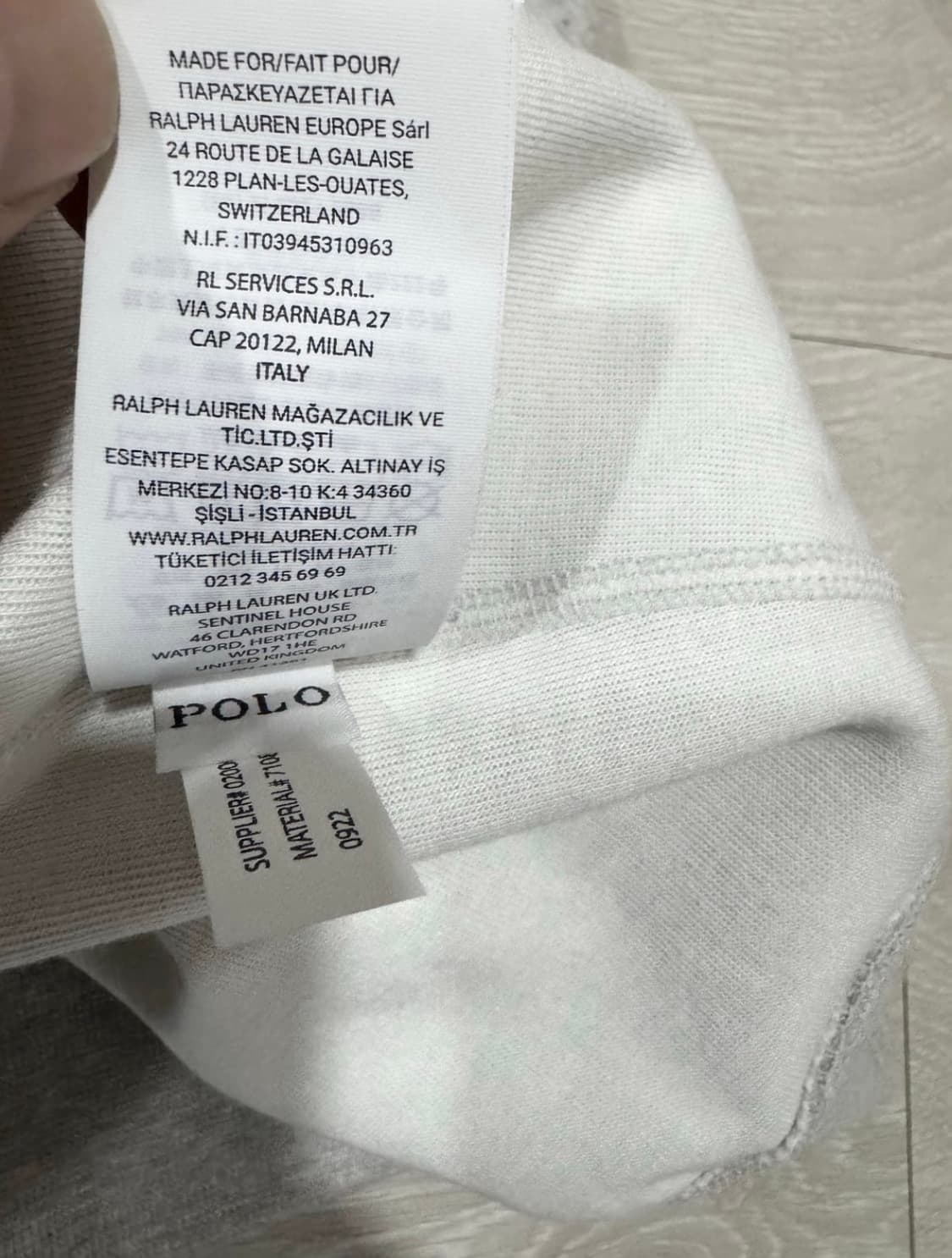 폴로 랄프로렌 더블니트 스웻셔츠 맨투맨 상품이미지4