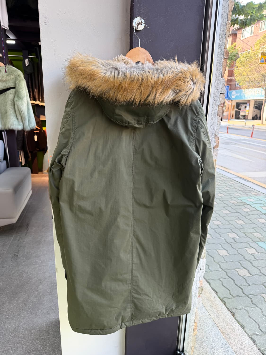 M/ 디젤 밀리터리 퍼 개파카 패딩자켓 상품이미지7