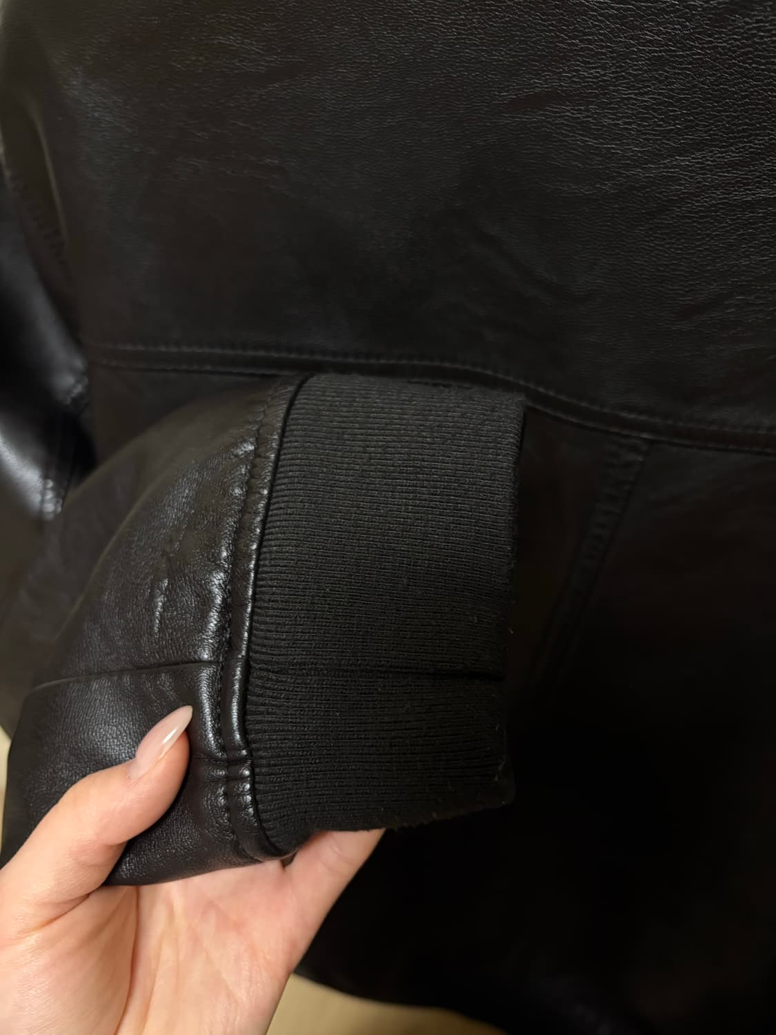 Tommy Hilfiger leather jacket deep brown 상품이미지6