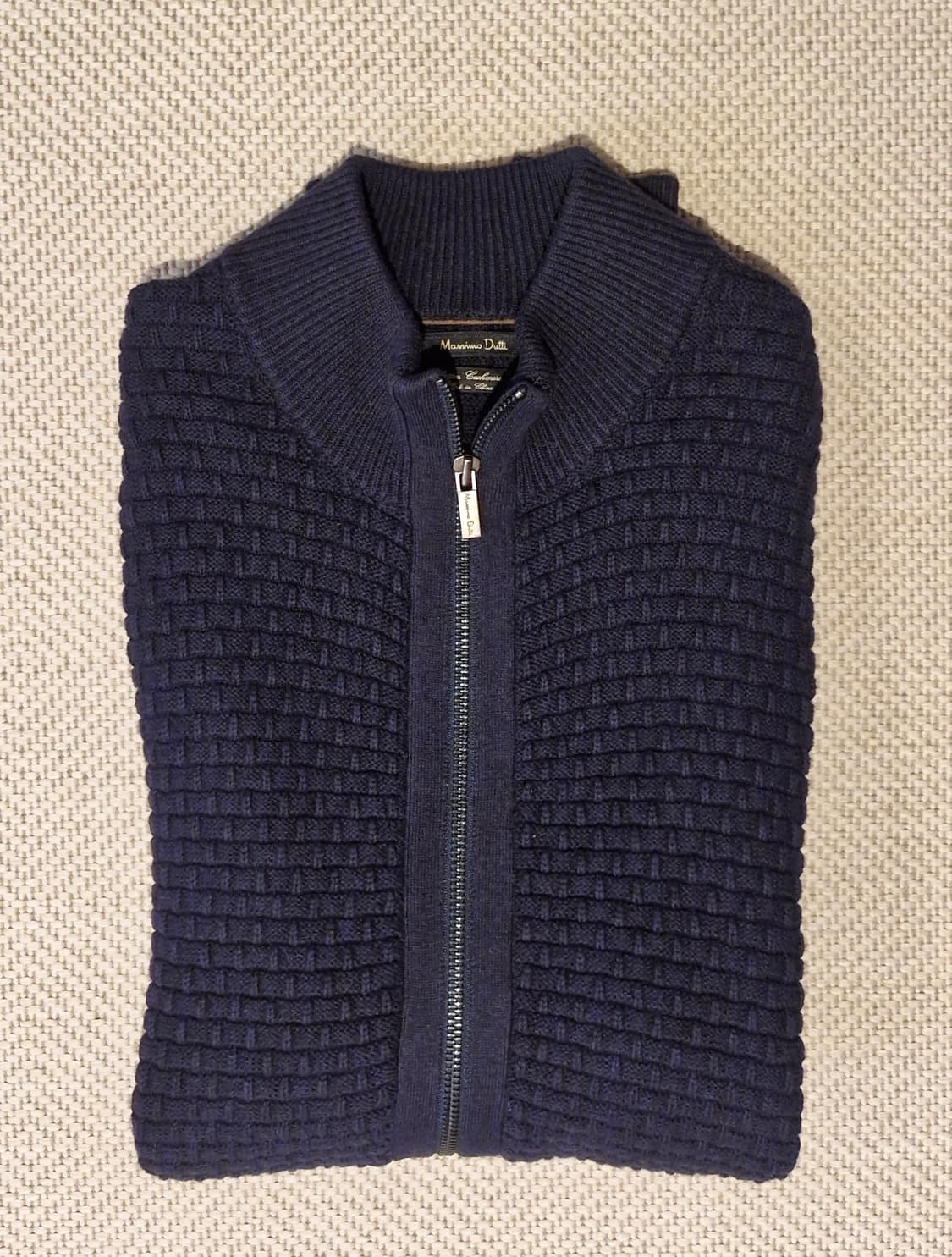 마시모두띠 코튼 캐시미어 집업 가디건 XL  상품이미지1