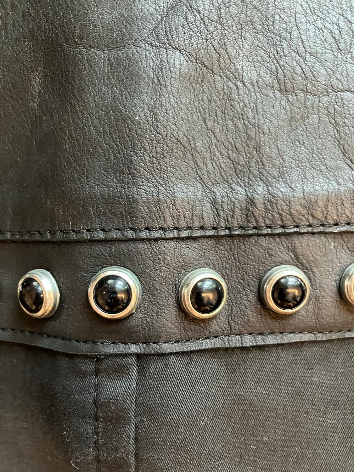 디젤 블랙골드라인 레더 코트 자켓 상품이미지9