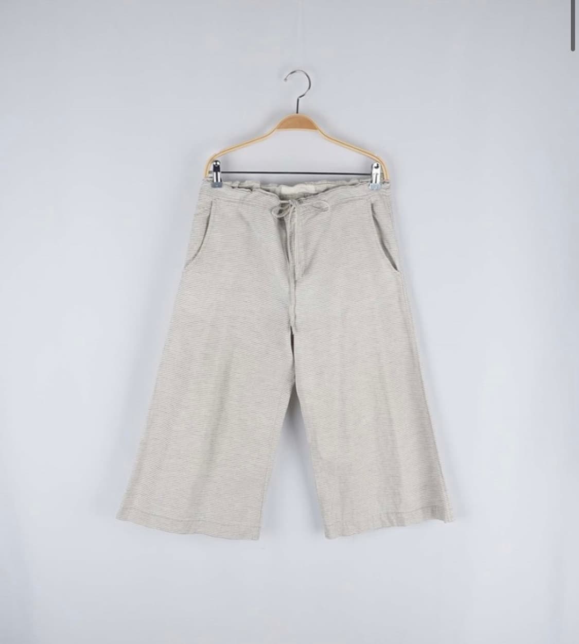 린넨 면 코튼 팬츠 반바지 상품이미지1