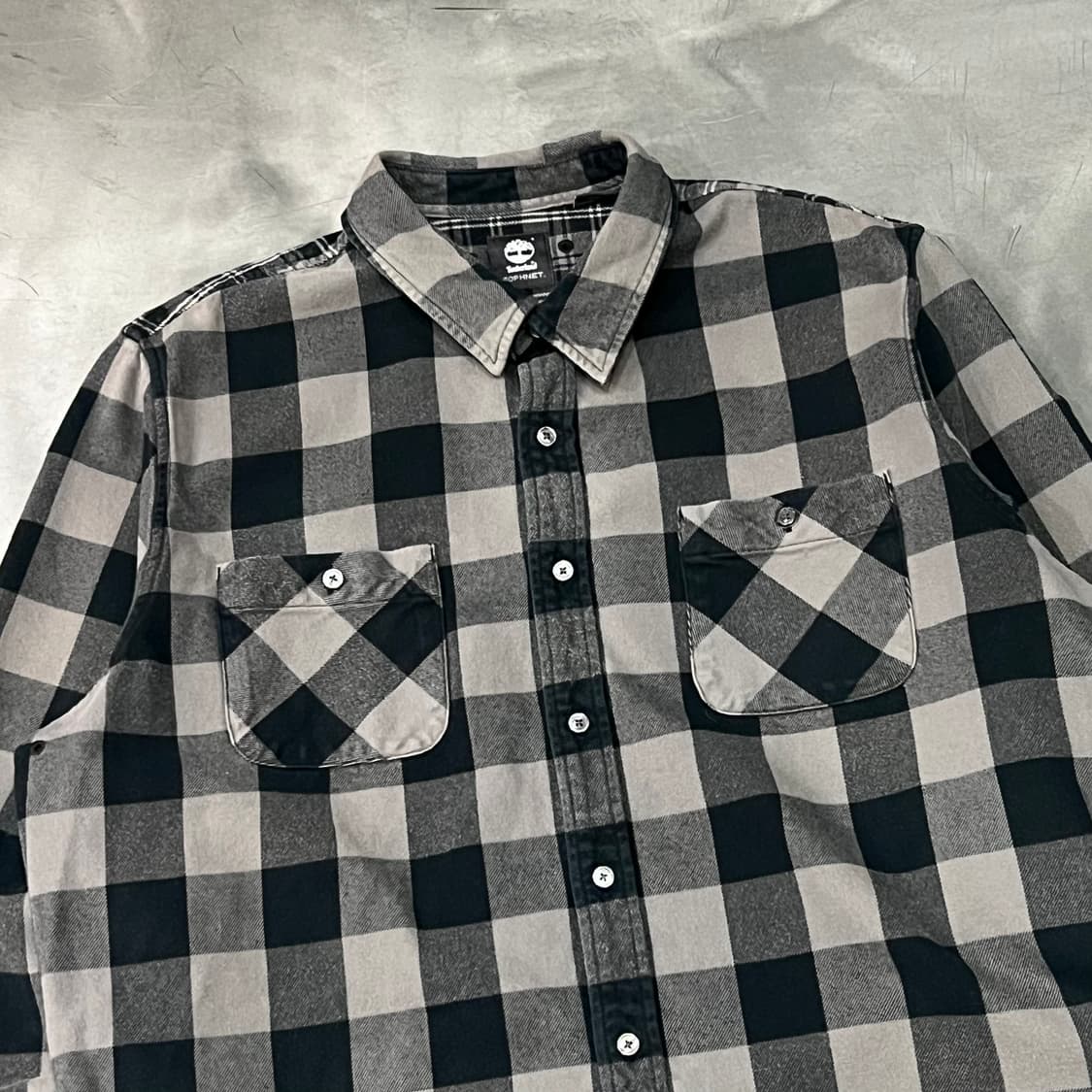 팀버랜드 x 소프넷 레터링 체크 셔츠 y15659 상품이미지3