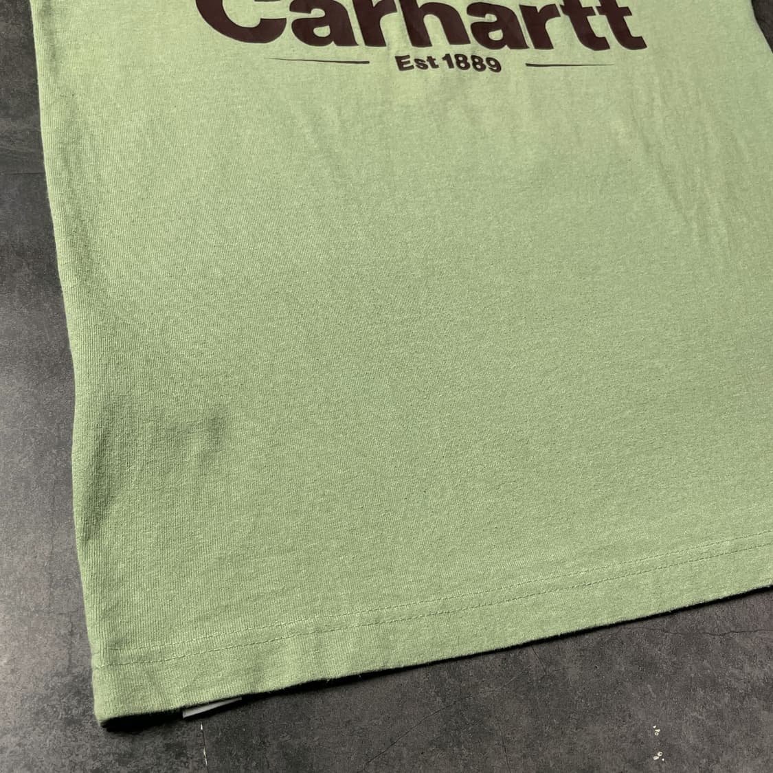 CARHARTT 칼하트 라이트그린 그래픽 포켓 반팔 티셔츠 A01090 상품이미지8