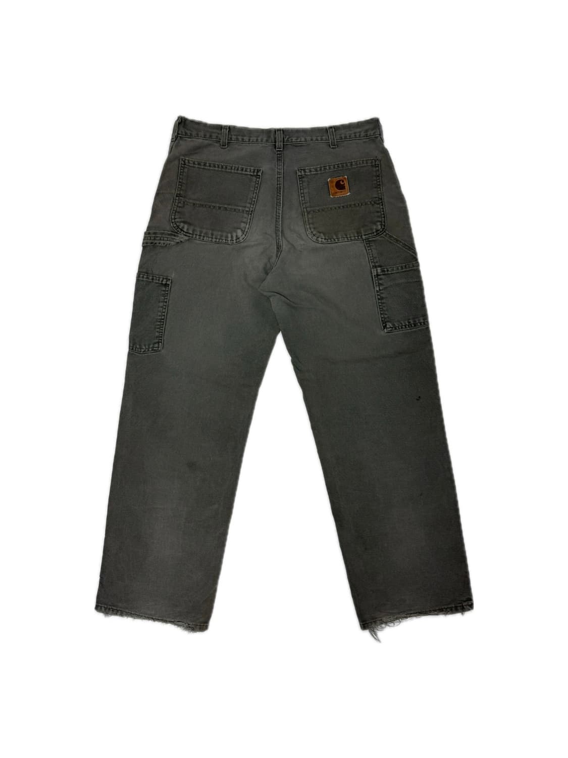 99s-02s 칼하트 모스 그린 싱글니 카펜터 팬츠 32x30 상품이미지2