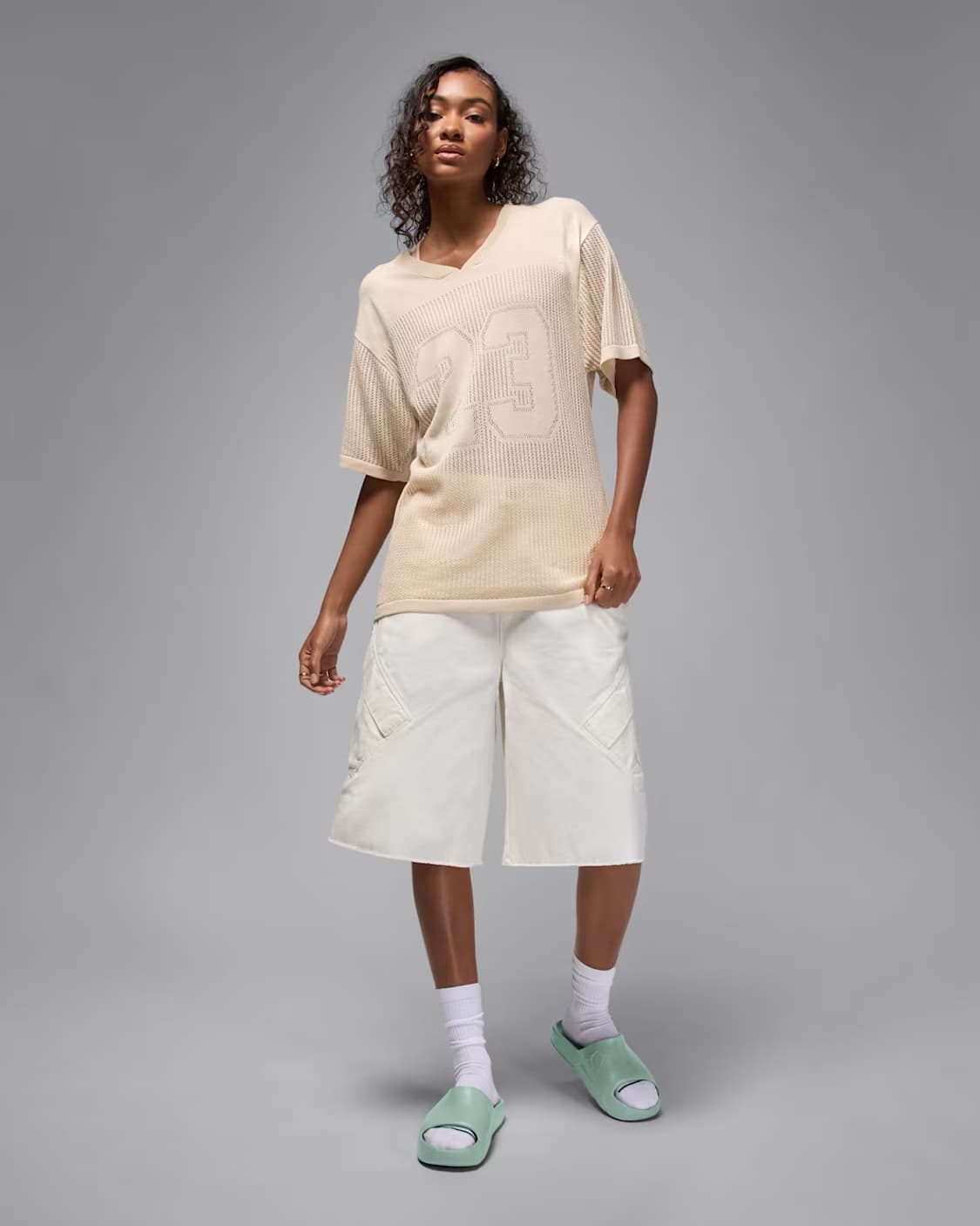 나이키 조던 포스트 슬리퍼 슬라이드 라이트 듀 FZ6511 301 상품이미지5