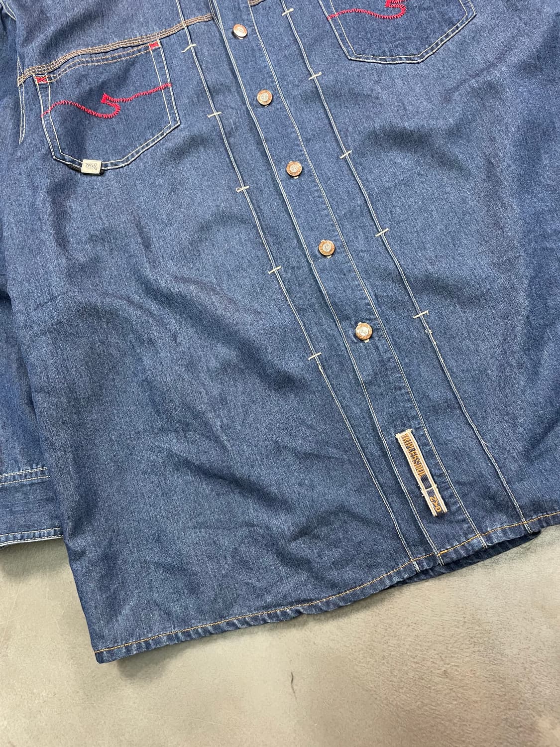 트리플5소울 올드스쿨 데님 셔츠 상품이미지3