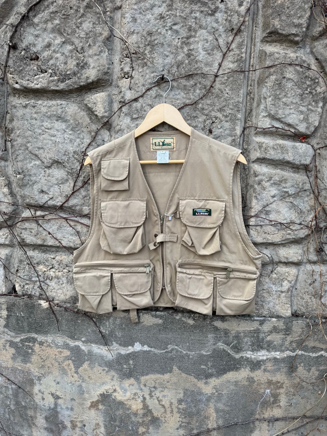 엘엘빈 빈티지 헌팅 피싱 베스트 베이지 m 상품이미지1